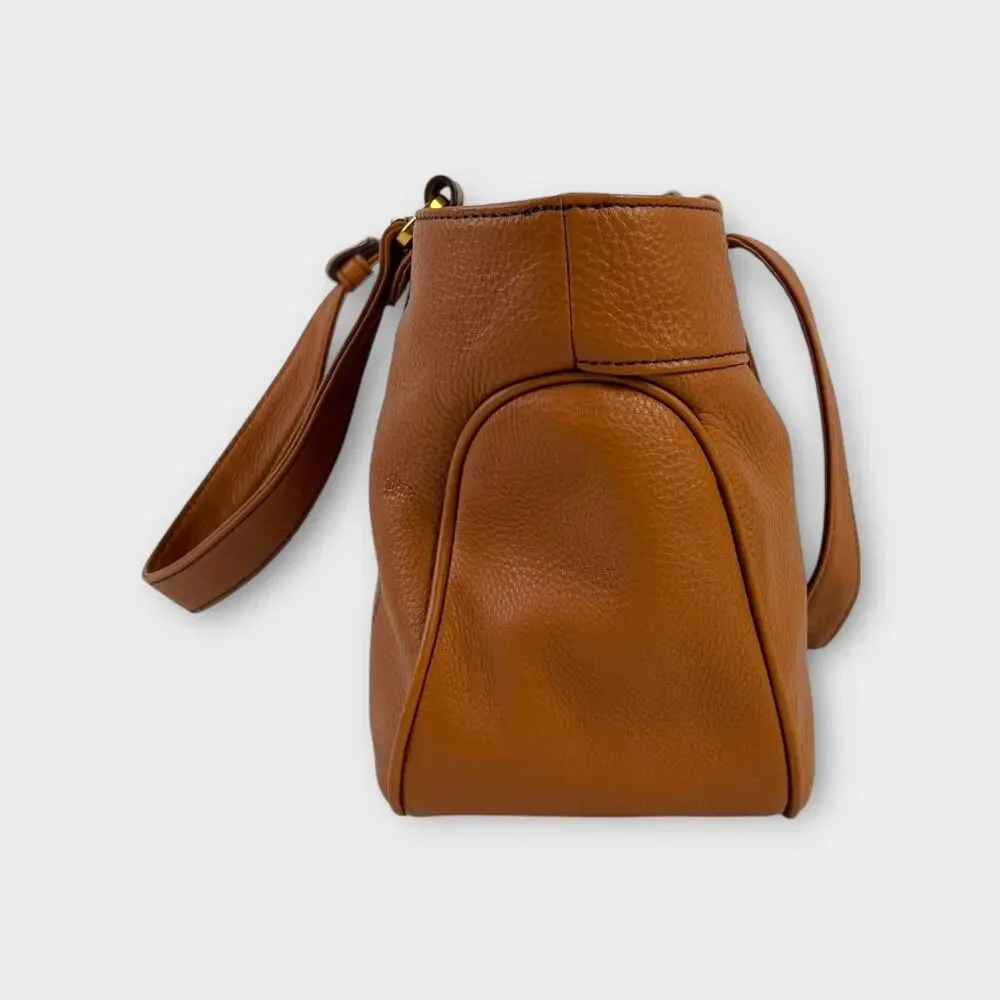 HOBO Autry Leather Satchel in Cashew
